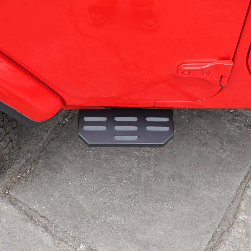 For 2018+ Jeep Wrangler JL & Gladiator JT Car Door Foot Step Pedal Accessories