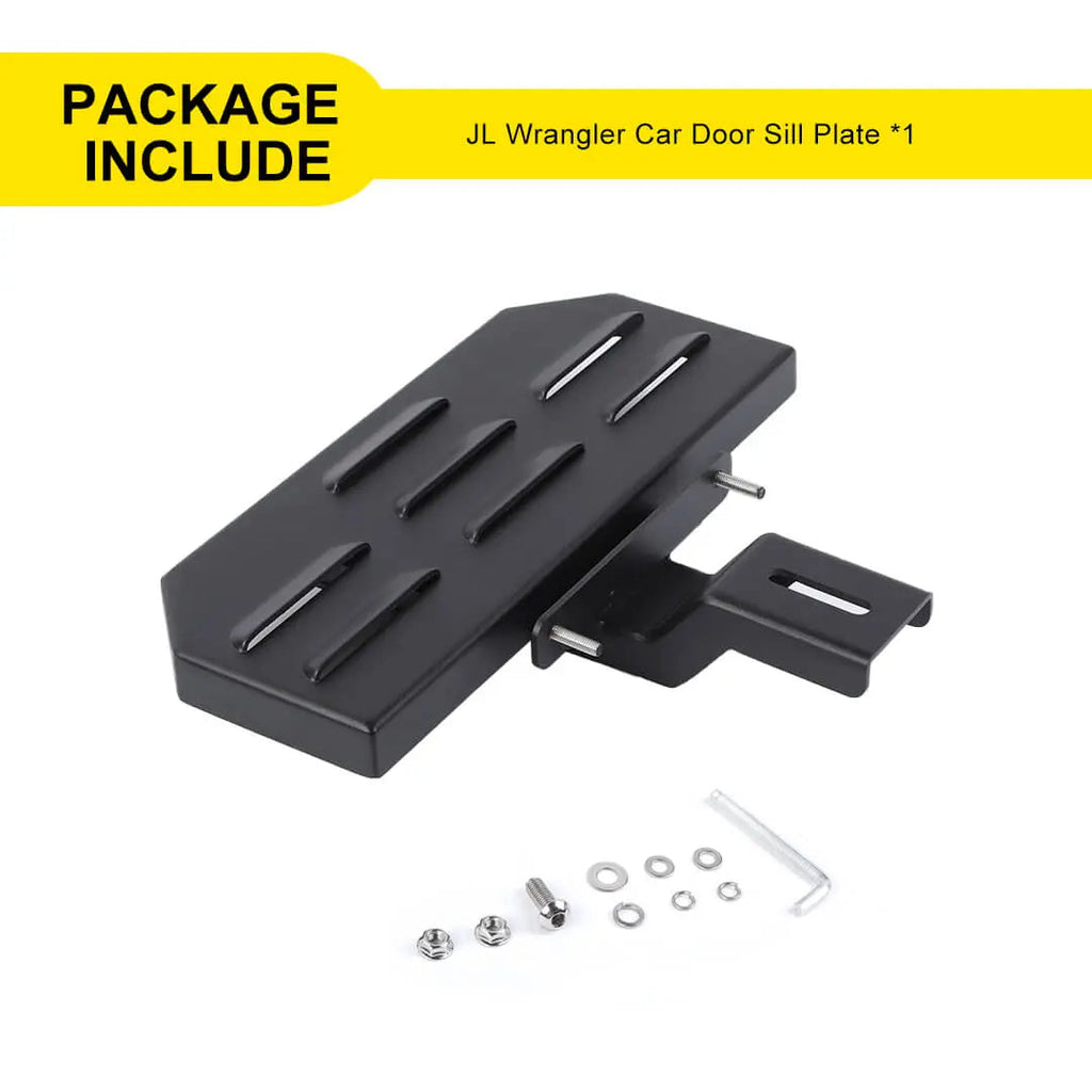 For 2018+ Jeep Wrangler JL & Gladiator JT Car Door Foot Step Pedal Accessories