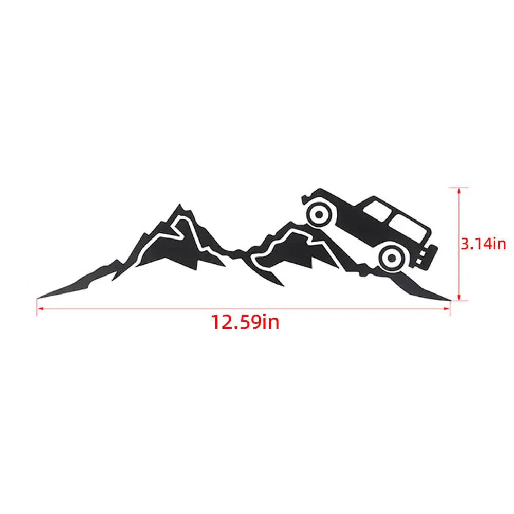 For 2018+ Jeep Wrangler JL & Gladiator JT Dashboard Co-pilot Decal Sticker Cover Trim Black