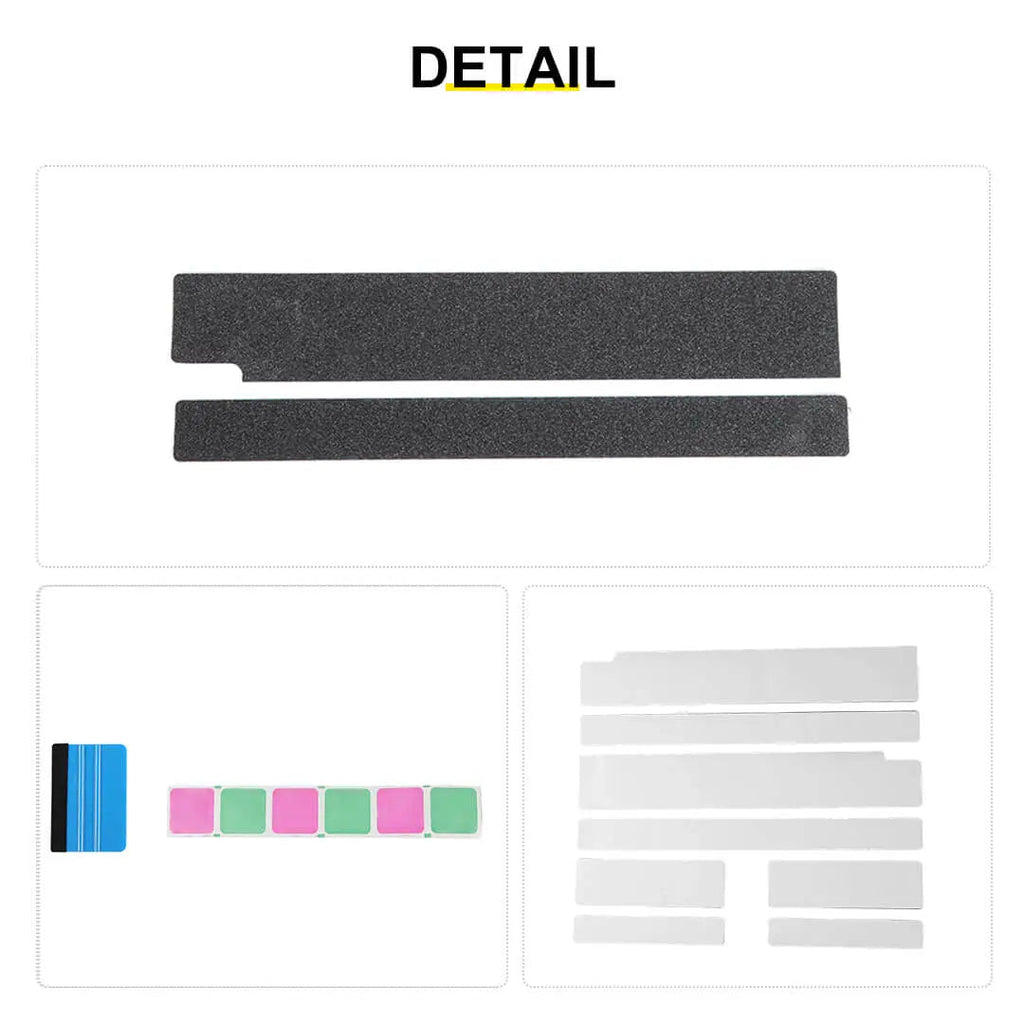 For 2018+ Jeep Wrangler JL & Gladiator JT Exterior Car Door Threshold Protection Stickers Cover