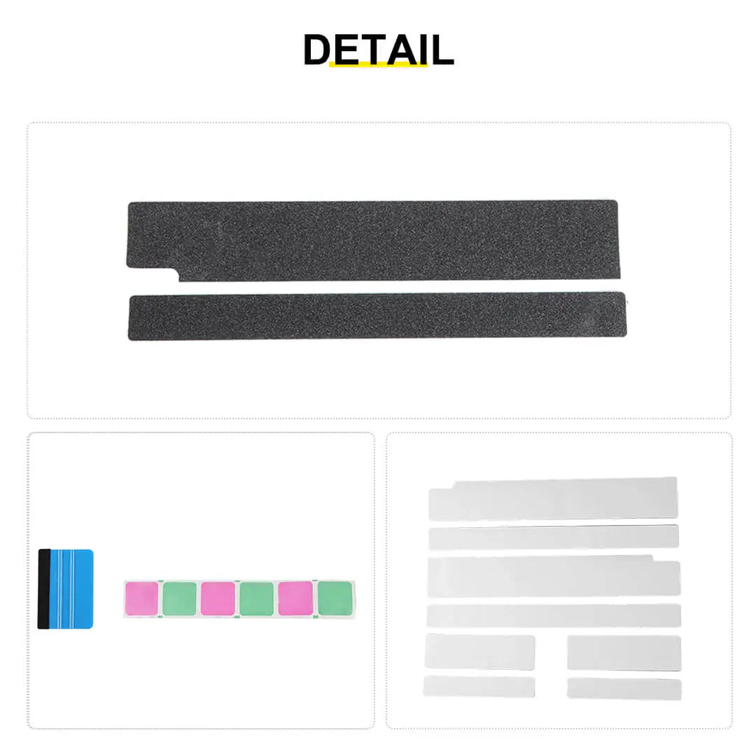 For 2018+ Jeep Wrangler JL & Gladiator JT Exterior Car Door Threshold Protection Stickers Cover