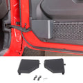 For 2018+ Jeep Wrangler JL & Gladiator JT Front Door Net Replacement Insert Metal Door Pocket Map Storage Box Short Version