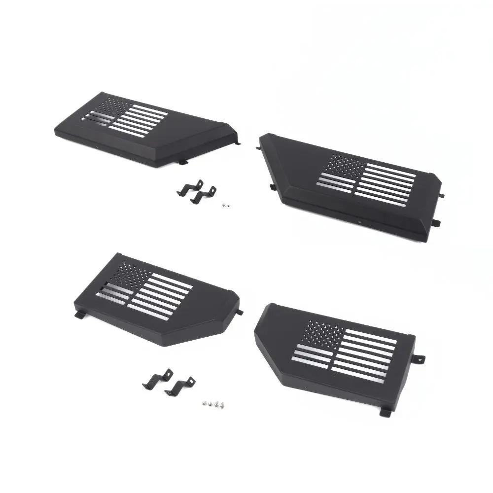 For 2018+ Jeep Wrangler JL & Gladiator JT Front/Rear Door Net Replacement Insert Metal Storage Box Door Map Pocket US Flag