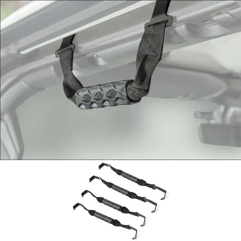 For 2018+ Jeep Wrangler JL & Gladiator JT Front Rear Grab Bar Handle Grip Handles A Styel