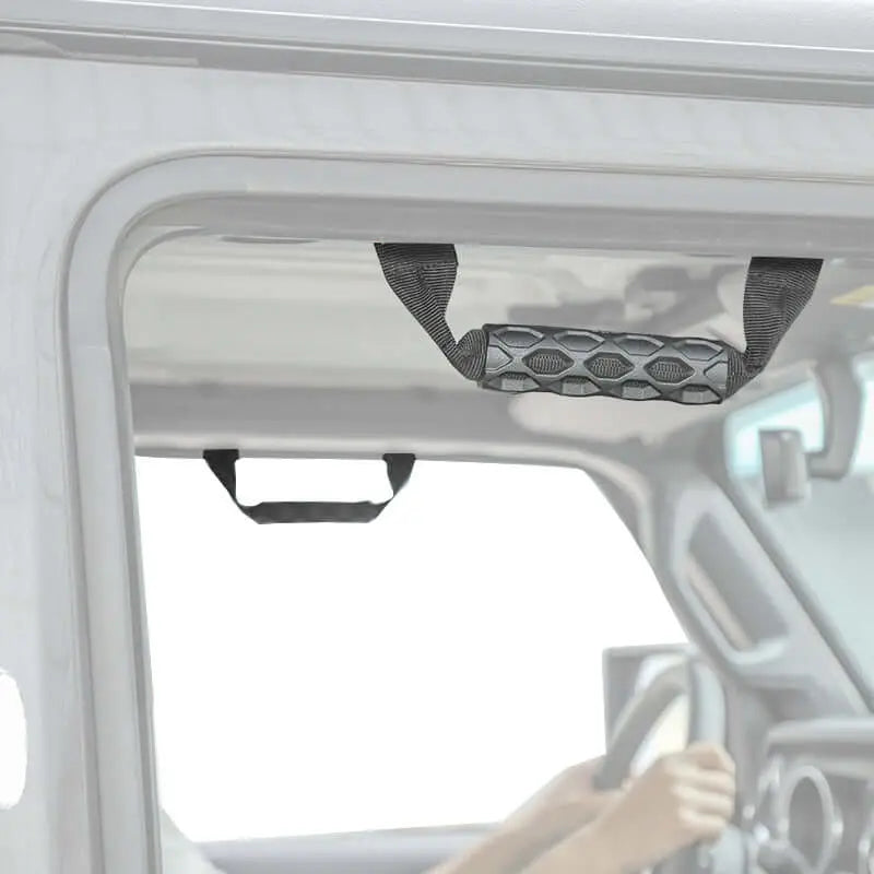 For 2018+ Jeep Wrangler JL & Gladiator JT Front Rear Grab Bar Handle Grip Handles A Styel