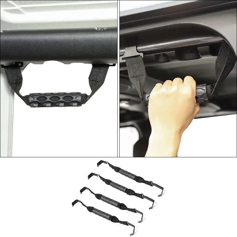 For 2018+ Jeep Wrangler JL & Gladiator JT Front Rear Grab Bar Handle Grip Handles A Styel