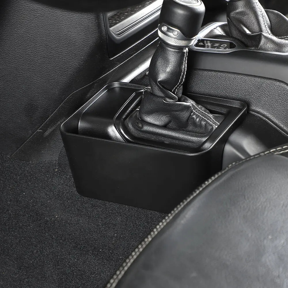 For 2018+ Jeep Wrangler JL & Gladiator JT Gear Shift Center Console Driver Side Storage Box Organizer