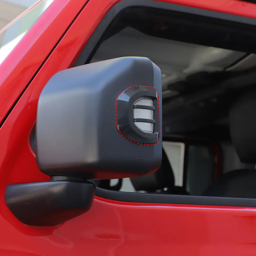 For 2018+ Jeep Wrangler JL & Gladiator JT Head Lights Turn Signal Side Mirror Light Trim Cover Kit (6 pcs)