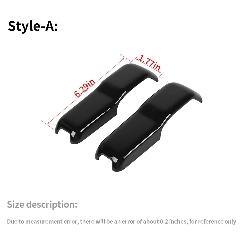 For 2018+ Jeep Wrangler JL & Gladiator JT Hood Hinge Latch Lock Catch Cover Trim 4PCS