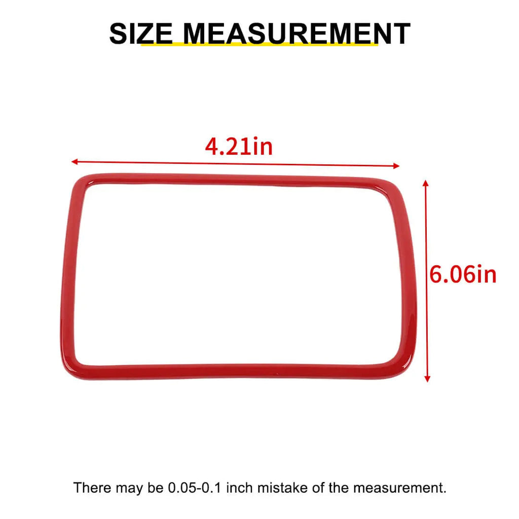 For 2018+ Jeep Wrangler JL & Gladiator JT Interior Center Console Gear Shift Trim Ring Cover（Manual Transmission Only）