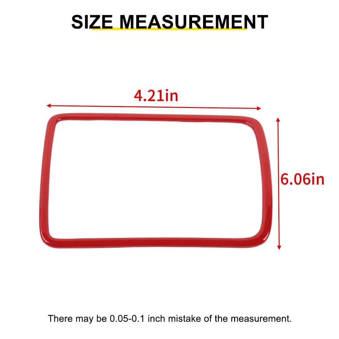 For 2018+ Jeep Wrangler JL & Gladiator JT Interior Center Console Gear Shift Trim Ring Cover（Manual Transmission Only）
