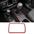 For 2018+ Jeep Wrangler JL & Gladiator JT Interior Center Console Gear Shift Trim Ring Cover（Manual Transmission Only）