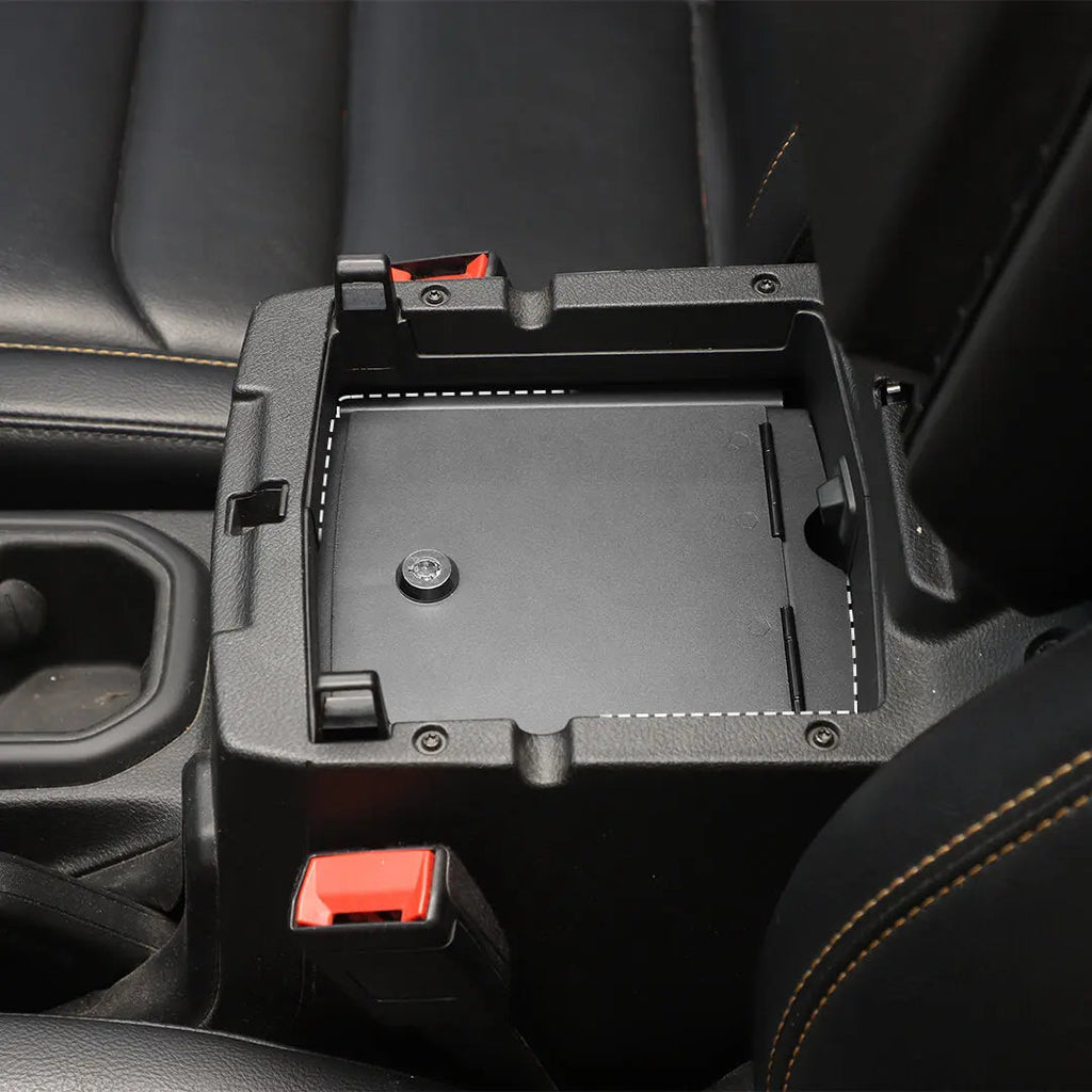 For 2018+ Jeep Wrangler JL & Gladiator JT Interior Center Console Safe Box Armrest Storage Box
