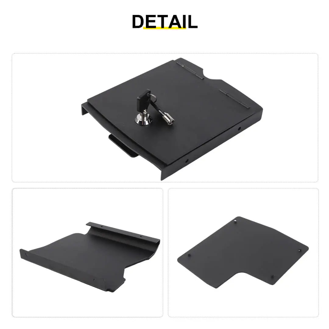 For 2018+ Jeep Wrangler JL & Gladiator JT Interior Center Console Safe Box Armrest Storage Box