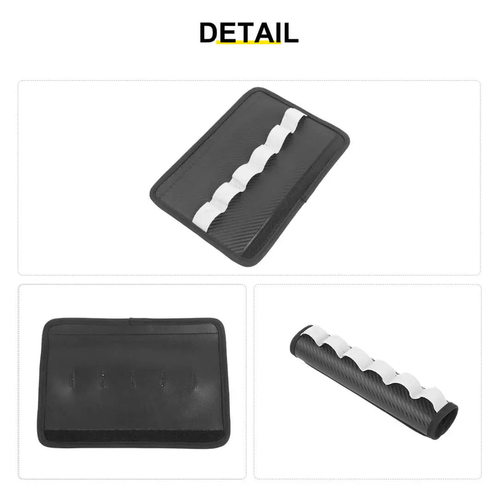 For 2018+ Jeep Wrangler JL & Gladiator JT Interior Co-pilot Grab Handle Leather Protection Cover Trim