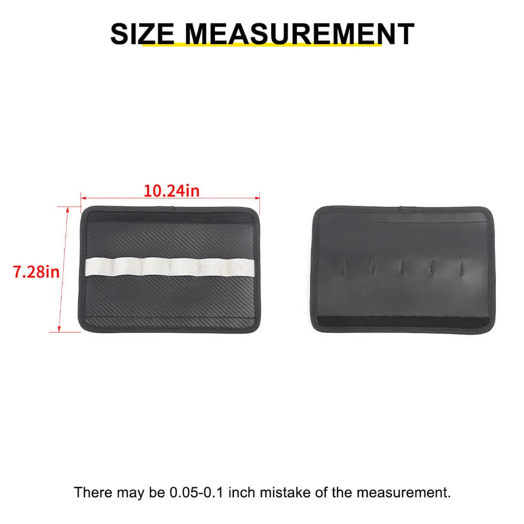For 2018+ Jeep Wrangler JL & Gladiator JT Interior Co-pilot Grab Handle Leather Protection Cover Trim