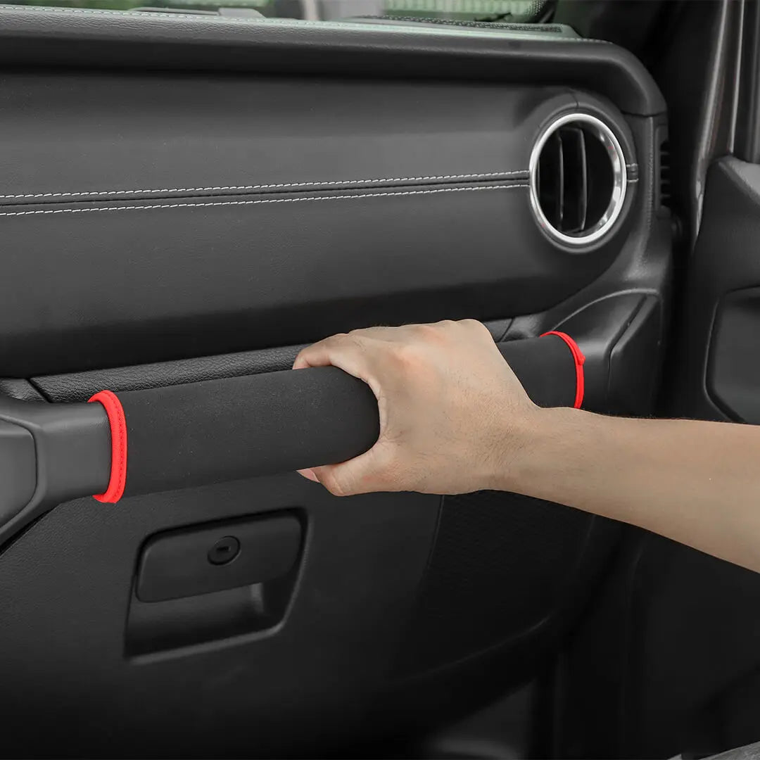 For 2018+ Jeep Wrangler JL & Gladiator JT Interior Co-pilot Grab Handles Protection Cover