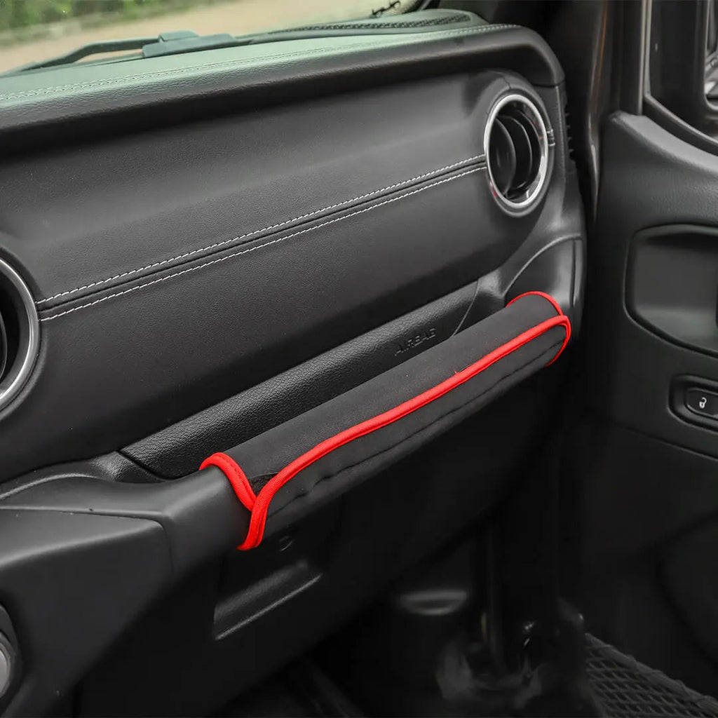 For 2018+ Jeep Wrangler JL & Gladiator JT Interior Co-pilot Grab Handles Protection Cover