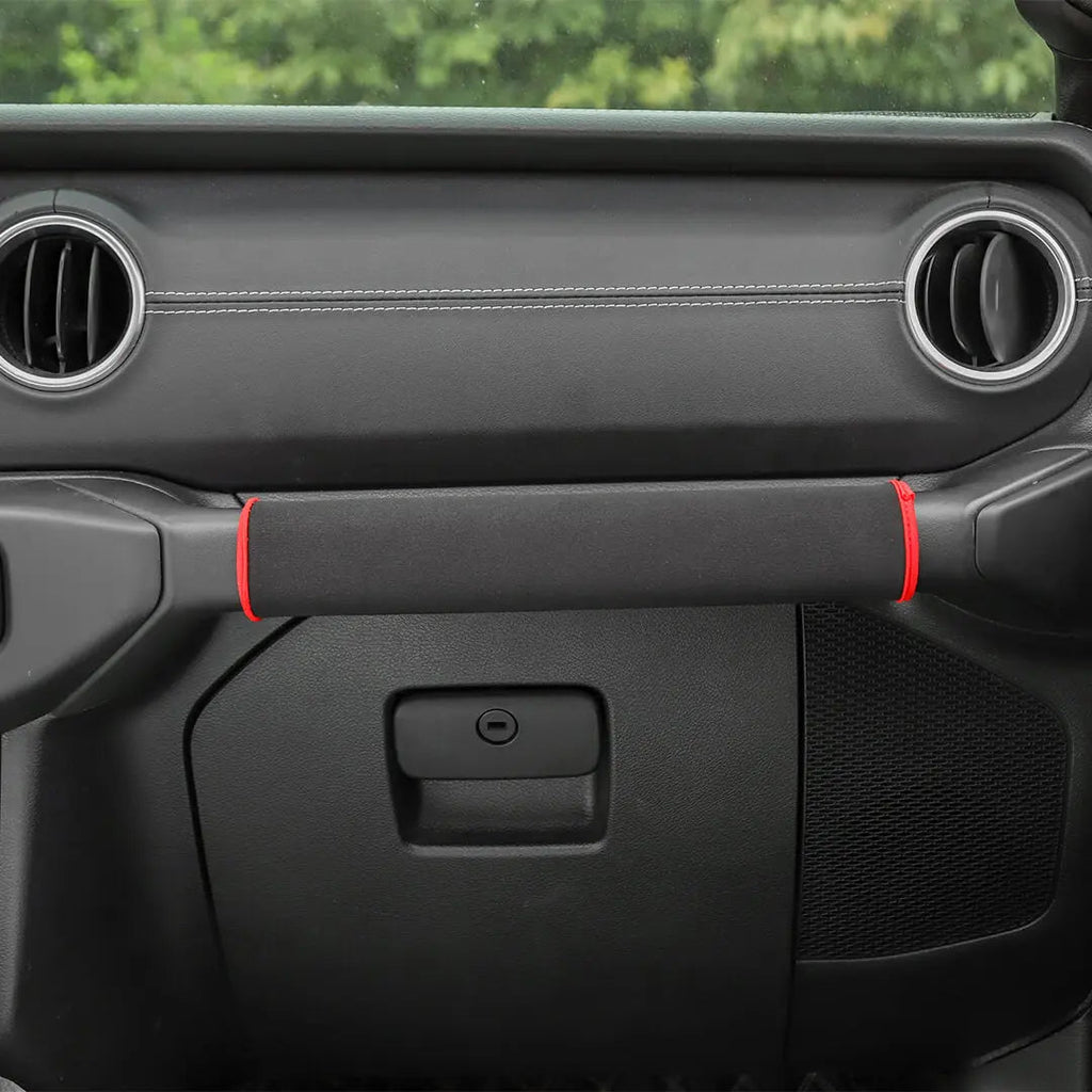 For 2018+ Jeep Wrangler JL & Gladiator JT Interior Co-pilot Grab Handles Protection Cover