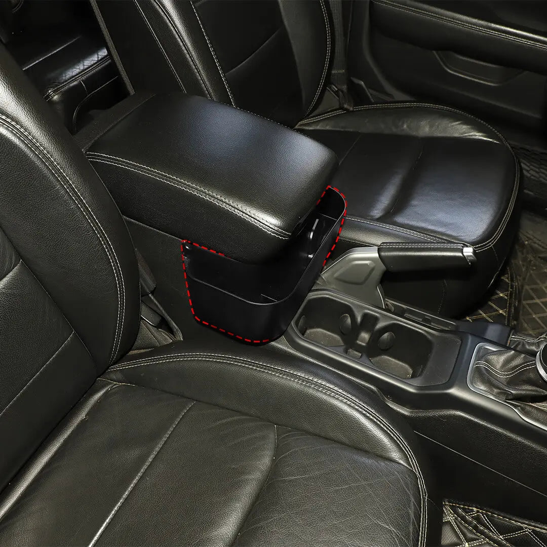 For 2018+ Jeep Wrangler JL & Gladiator JT Interior Front Armrest Storage Box Organizer Tray
