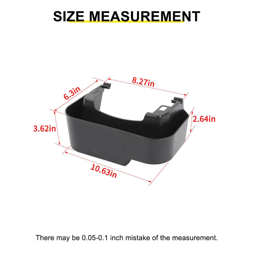 For 2018+ Jeep Wrangler JL & Gladiator JT Interior Front Armrest Storage Box Organizer Tray