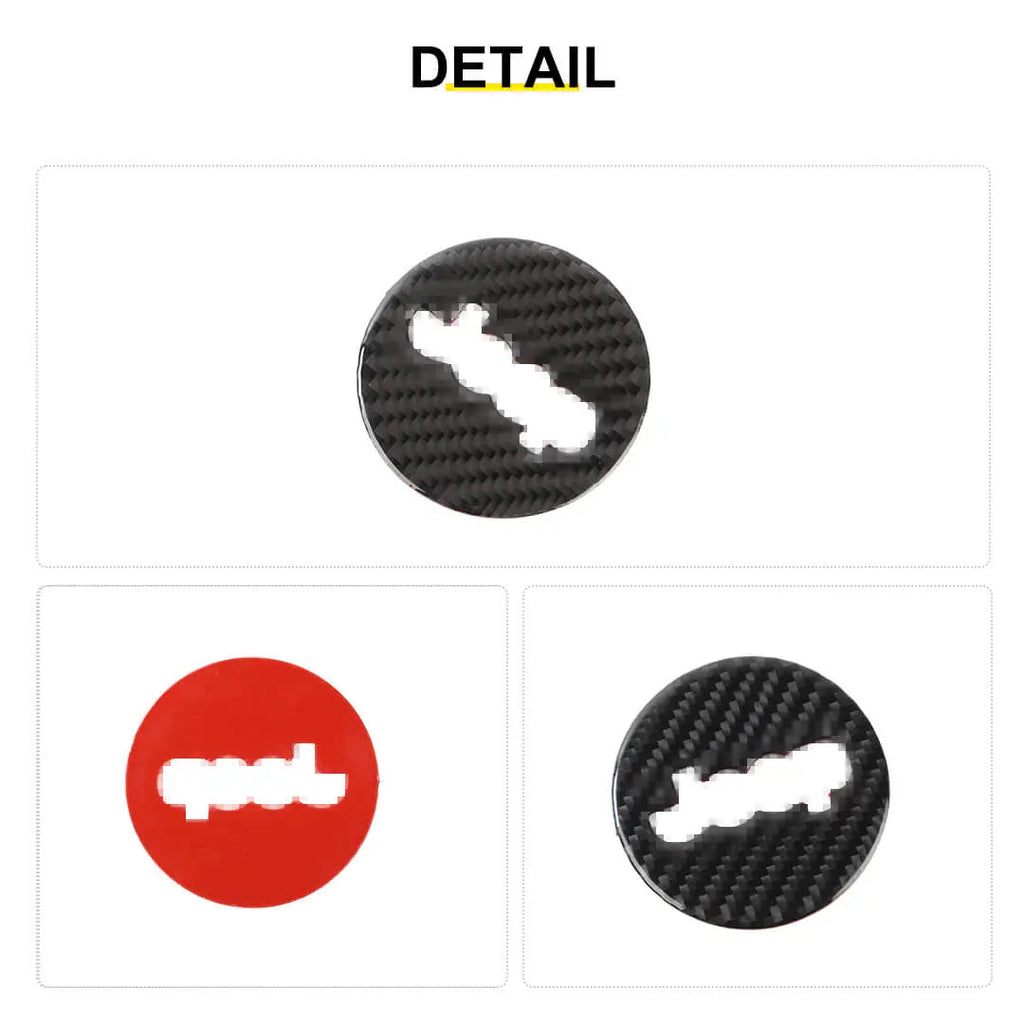 For 2018+ Jeep Wrangler JL & Gladiator JT Interior Steering Wheel Center Trim Cover