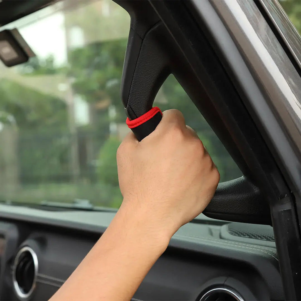 For 2018+ Jeep Wrangler JL & Gladiator JT Interior Top Roll Bar Grab Handle Protection Cover  (4 pcs)