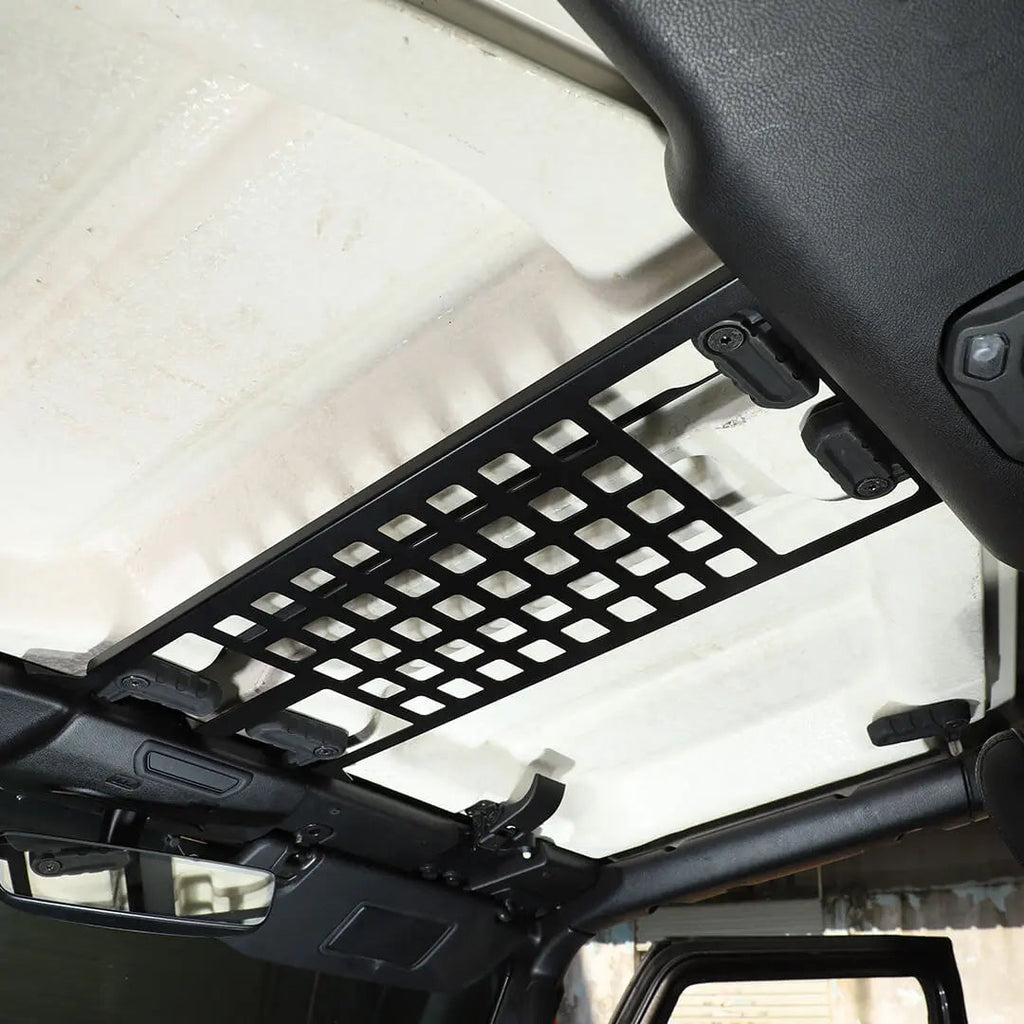 For 2018+ Jeep Wrangler JL & Gladiator JT Iron Car Front Roof Storage Rack Cargo Carrier