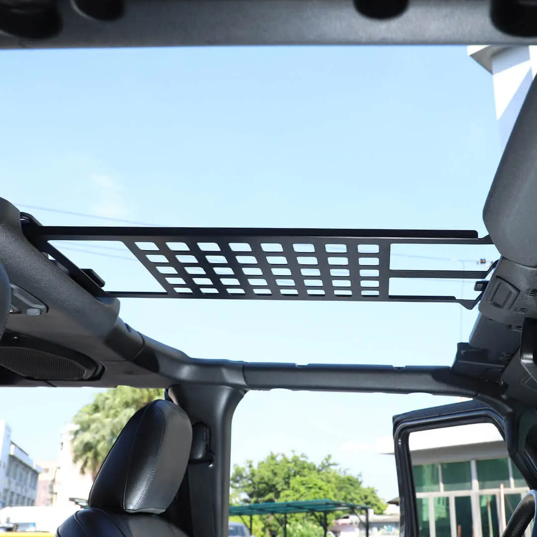 For 2018+ Jeep Wrangler JL & Gladiator JT Iron Car Front Roof Storage Rack Cargo Carrier