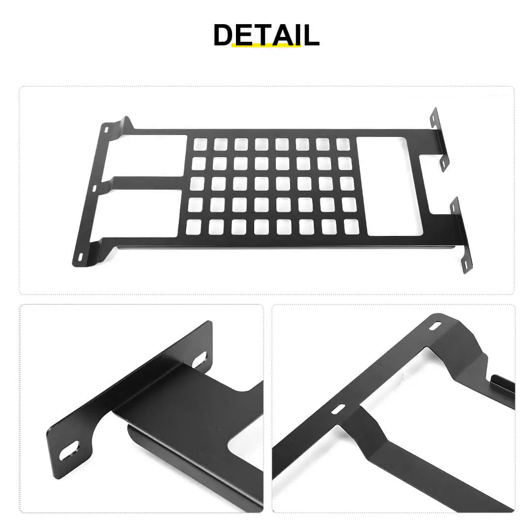 For 2018+ Jeep Wrangler JL & Gladiator JT Iron Car Front Roof Storage Rack Cargo Carrier