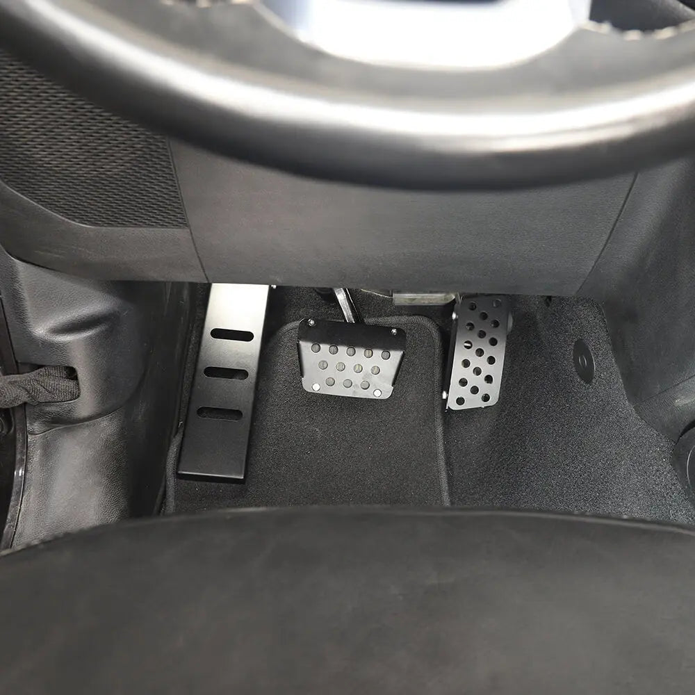 For 2018+ Jeep Wrangler JL & Gladiator JT Left Foot Rest & Gas Throttle Brake Pedal Cover Trim