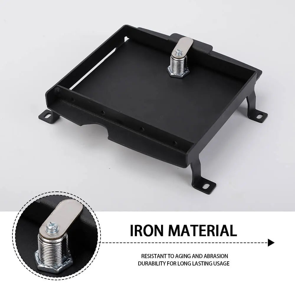 For 2018+ Jeep Wrangler JL & Gladiator JT Metal Center Console Armrest Box Safety Storage Case Cover with Lock Kit