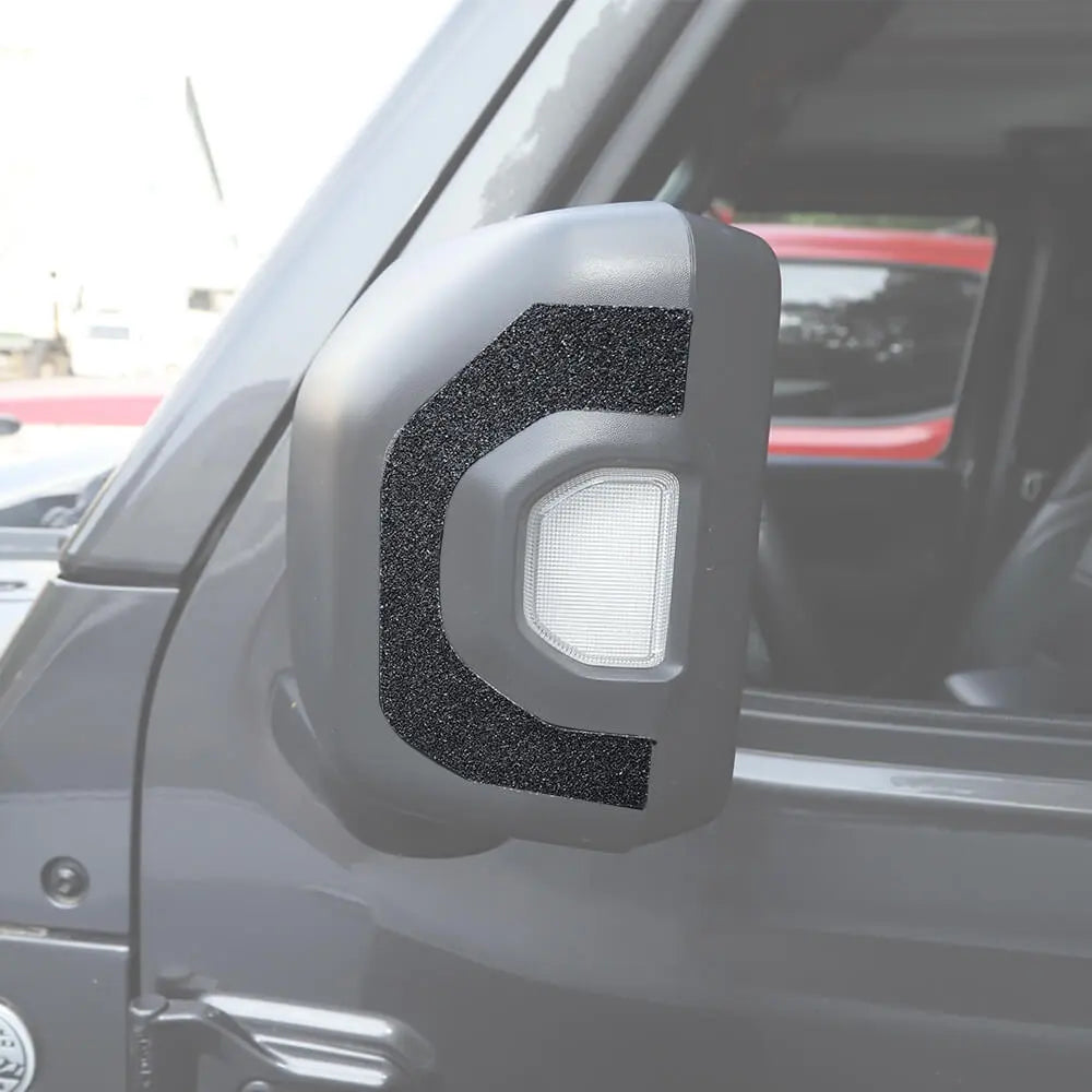 For 2018+ Jeep Wrangler JL & Gladiator JT Reverse Mirror Frame Anti-erase Protective Sticker Trim