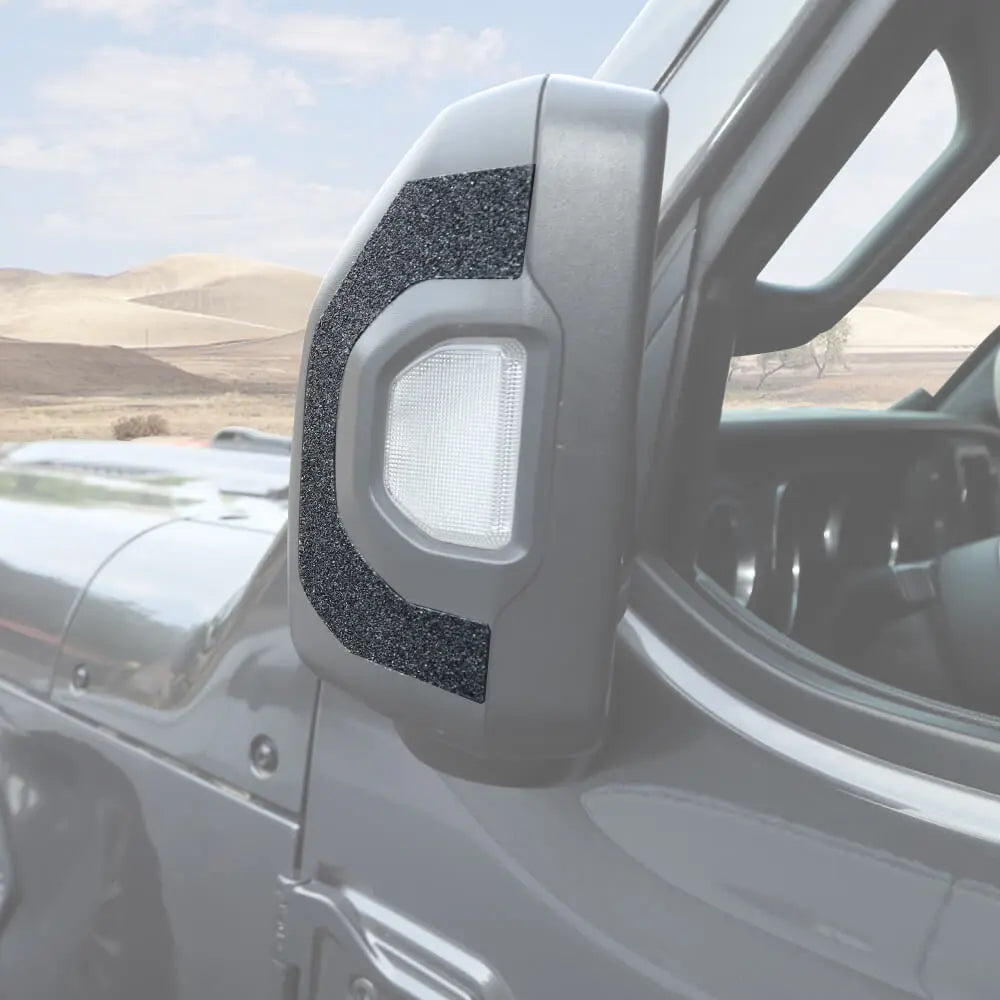 For 2018+ Jeep Wrangler JL & Gladiator JT Reverse Mirror Frame Anti-erase Protective Sticker Trim
