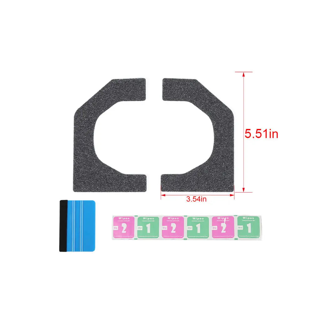 For 2018+ Jeep Wrangler JL & Gladiator JT Reverse Mirror Frame Anti-erase Protective Sticker Trim