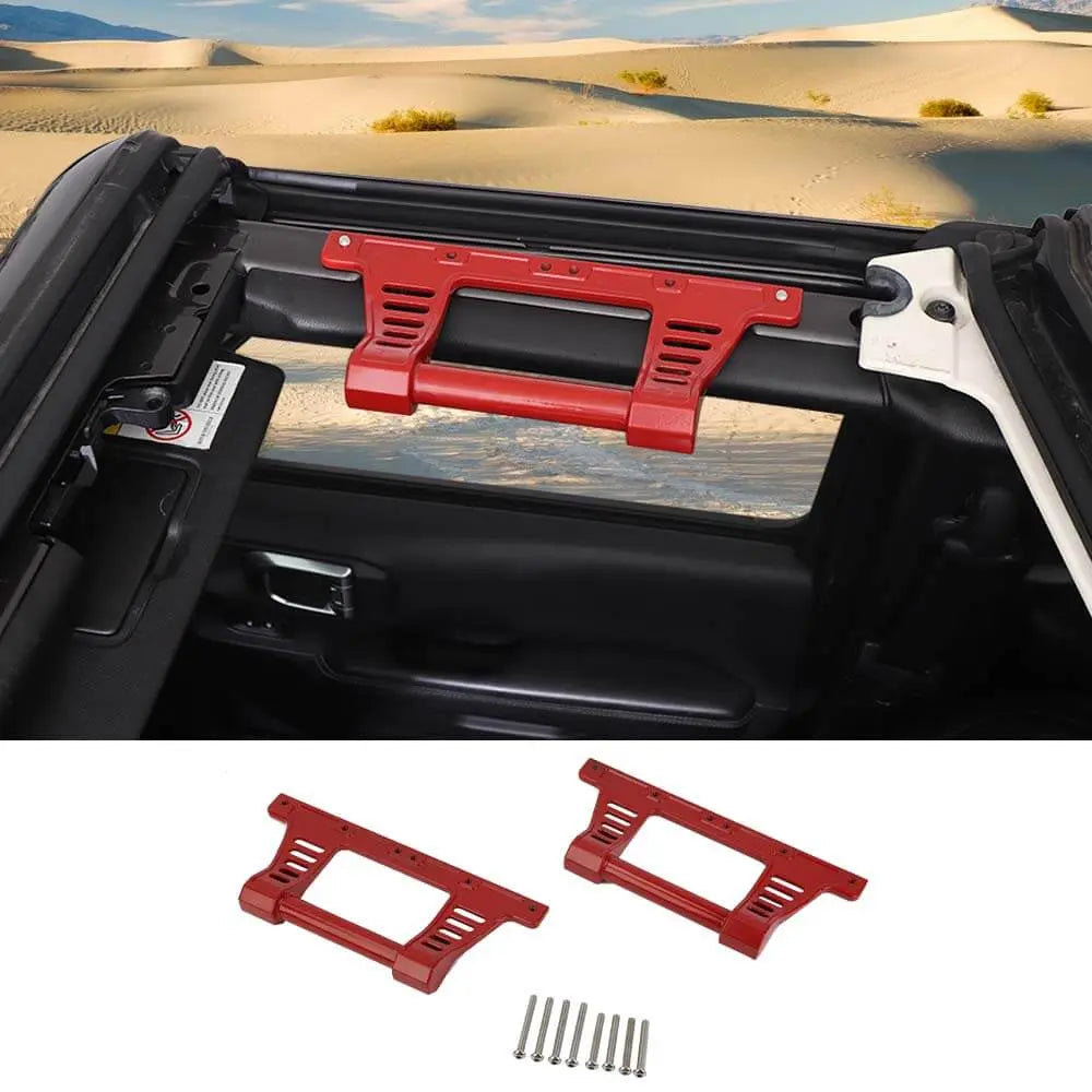 For 2018+ Jeep Wrangler JL & Gladiator JT Roof Hard Top Grab Handles Aluminum Alloy