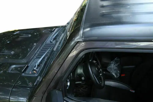 For 2018+ Jeep Wrangler JL & Gladiator JT Roof Rainwater Shield Diversion Slot Extend 2pcs