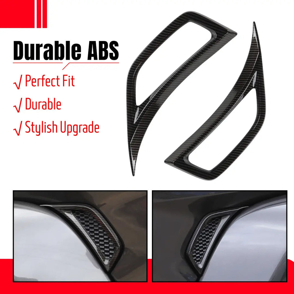 For 2018+ Jeep Wrangler JL & Gladiator JT Side Wheel Eyebrow Air Vent Outlet Cover Trim