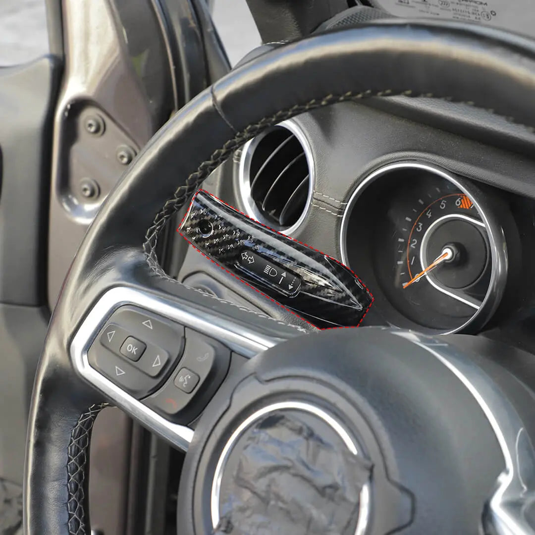 For 2018+ Jeep Wrangler JL & Gladiator JT Turn Signal Lever Extension Blinker Trim Cover