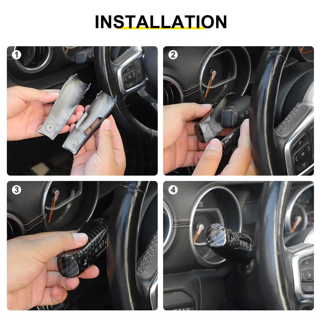 For 2018+ Jeep Wrangler JL & Gladiator JT Turn Signal Lever Extension Blinker Trim Cover