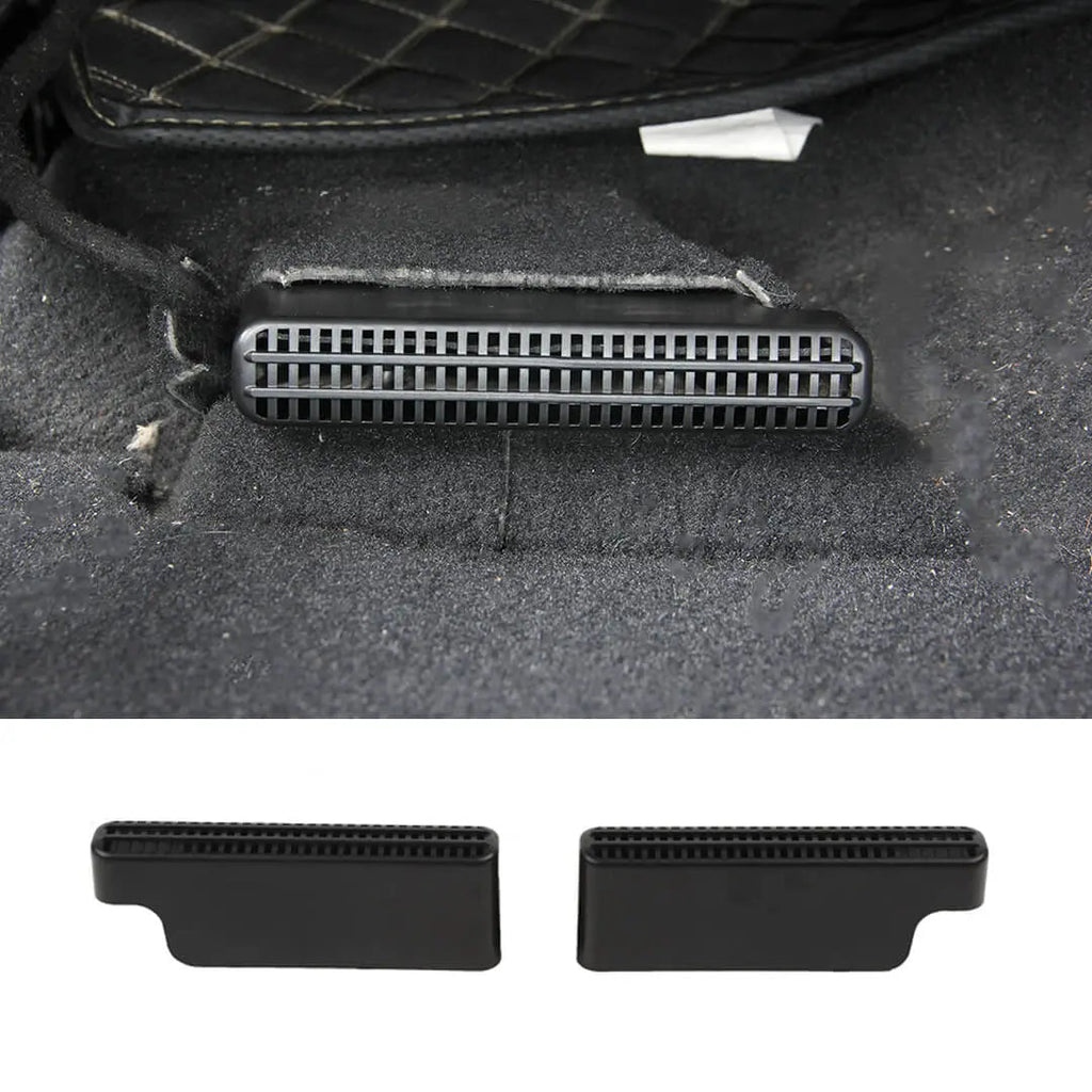 For 2018+ Jeep Wrangler JL  & Gladiator JT Under Seat Air Vent Outlet Protective Trim (2 pcs)