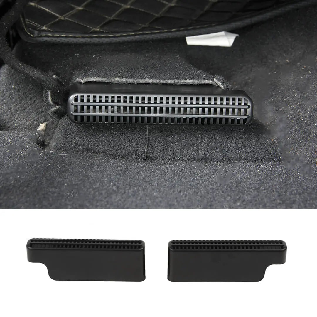 For 2018+ Jeep Wrangler JL  & Gladiator JT Under Seat Air Vent Outlet Protective Trim (2 pcs)
