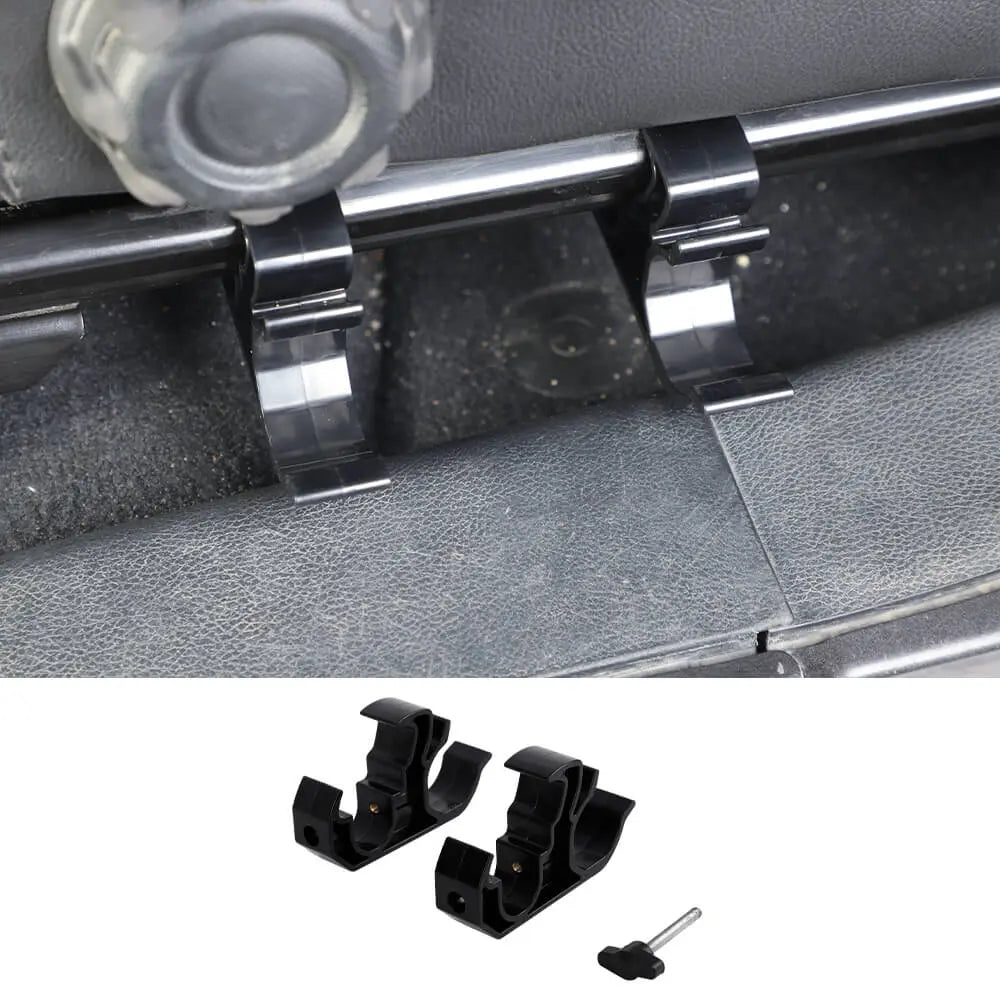 For 2018+ Jeep Wrangler JL & Gladiator JT Under Seat Mount Flashlight Holder Bracket Torch Storage