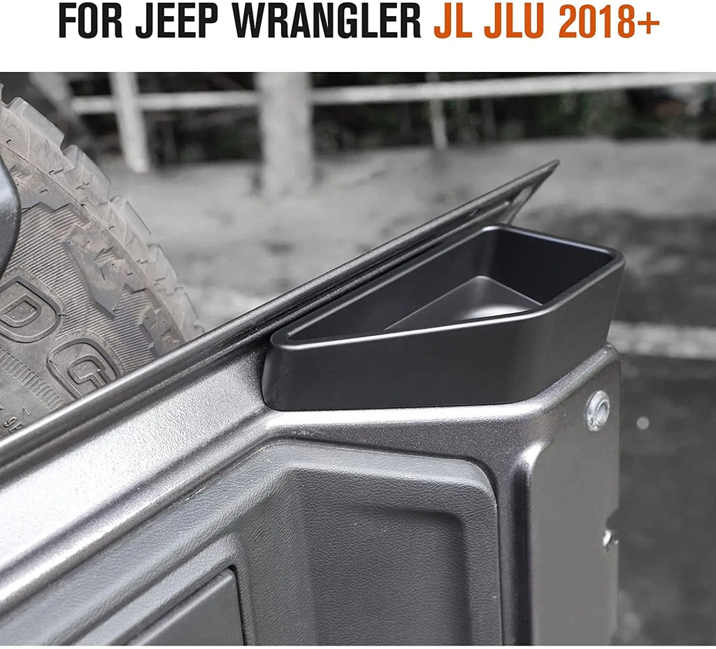 For 2018+ Jeep Wrangler JL & Unlimited Tailgate Tray Pocket Storage Tray Organizer