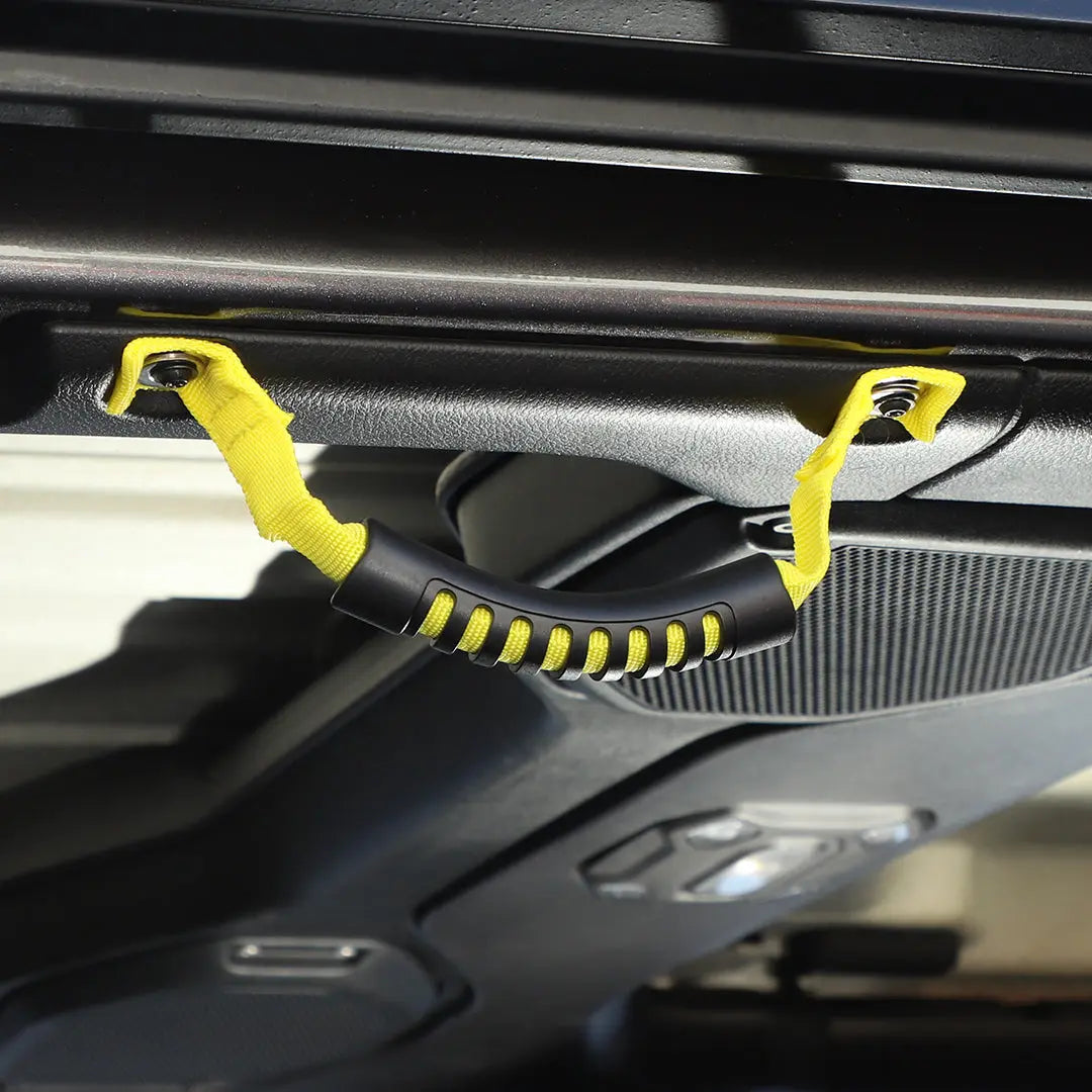 For 2018-2023 Jeep Wrangler JL &Gladiatar JT 2-in-1 Roll Bar Grab Handles Paracord Grip Handle 4Pcs