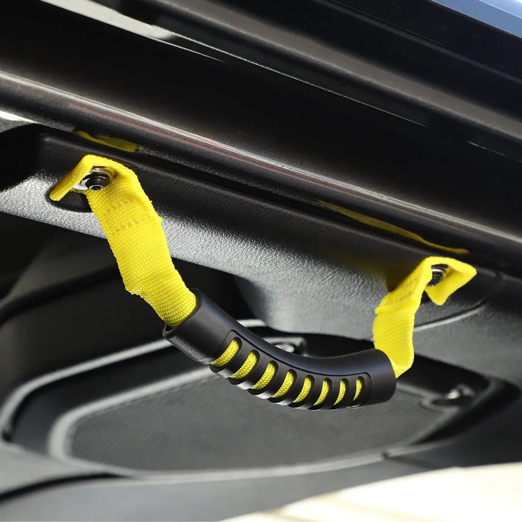 For 2018-2023 Jeep Wrangler JL &Gladiatar JT 2-in-1 Roll Bar Grab Handles Paracord Grip Handle 4Pcs