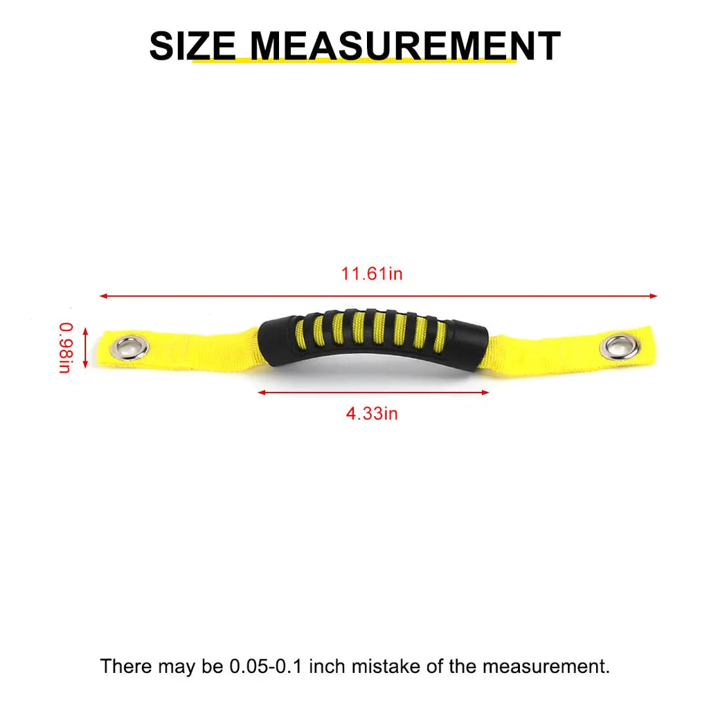 For 2018-2023 Jeep Wrangler JL &Gladiatar JT 2-in-1 Roll Bar Grab Handles Paracord Grip Handle 4Pcs