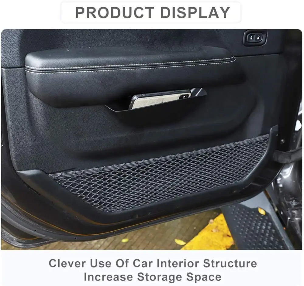 For 2018+ Jeep Wrangler JL &Gladiator JT Door Handle Storage Organizer Trays Grab Handle Pocket