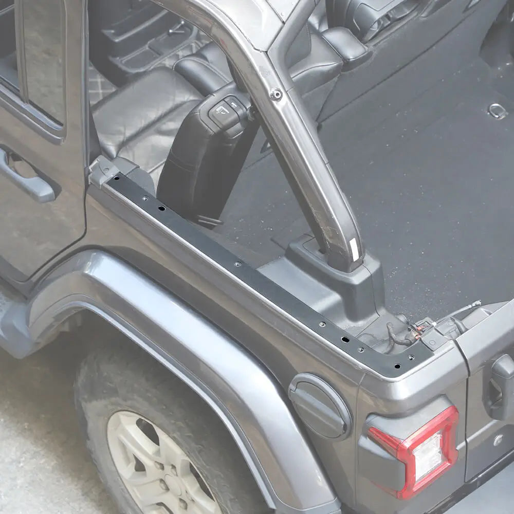 For 2018+ Jeep Wrangler JLU 4Door Roof-Off Hardtop Mounting Rail Protector Pads