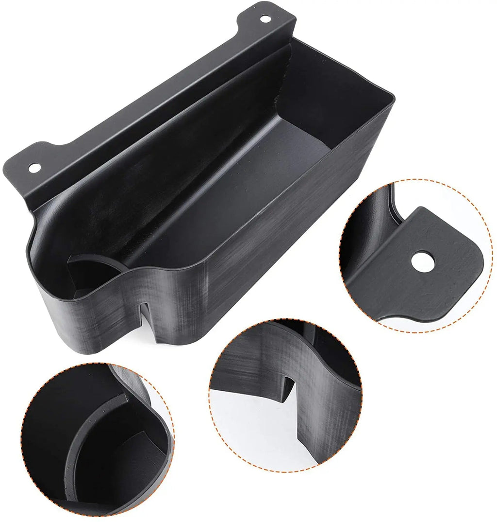 For 2018+ Jeep Wrangler JLU 4Doors Trunk Storage Box Cargo Organizer Tray, Black